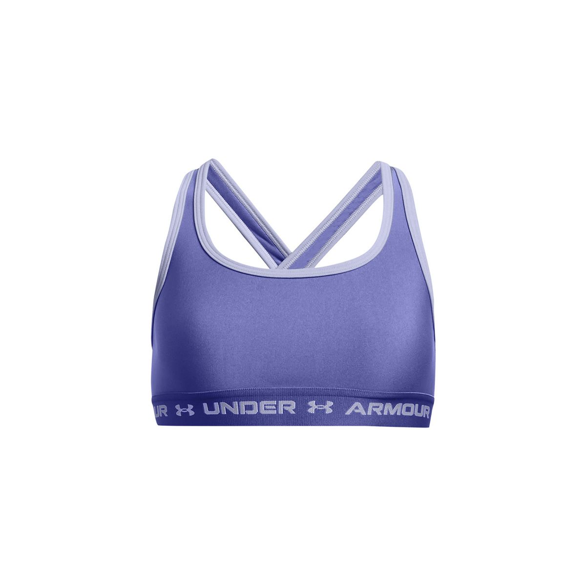 UNDER ARMOUR - Sostén Deportivo Crossback Mid Niña Morado UNDER ARMOUR