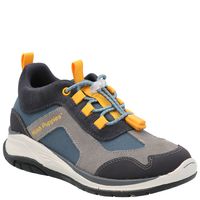Zapatilla Cuero Niño Fastland Gris