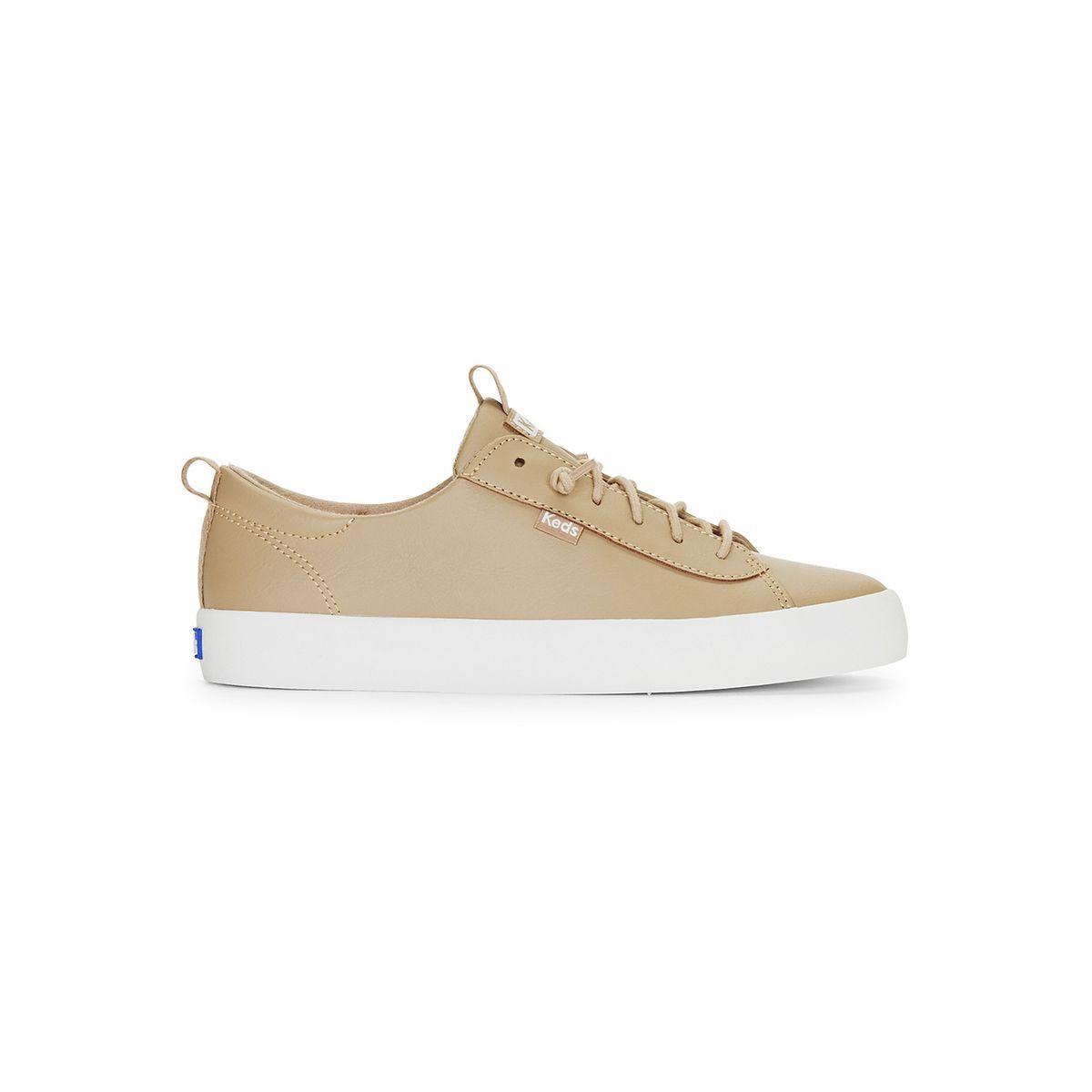 KEDS - Zapatilla Cuero Mujer Kickback Café Claro KEDS