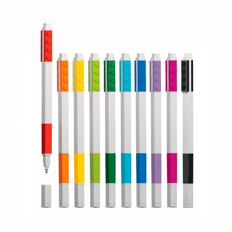 GENERICO - LAPICEROS LEGO ICONIC WRITING INST GEL PENS 10PACK