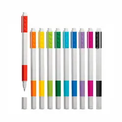 GENERICO - LAPICEROS LEGO ICONIC WRITING INST GEL PENS 10PACK
