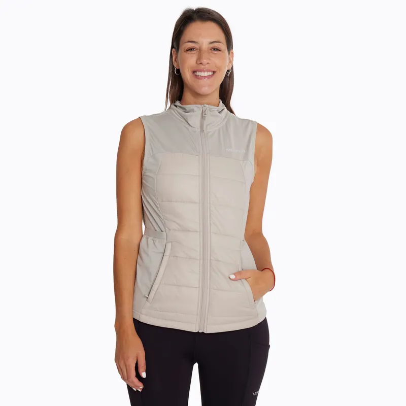MERRELL - Parka Sin Mangas Mujer Sweatshirt Beige MERRELL