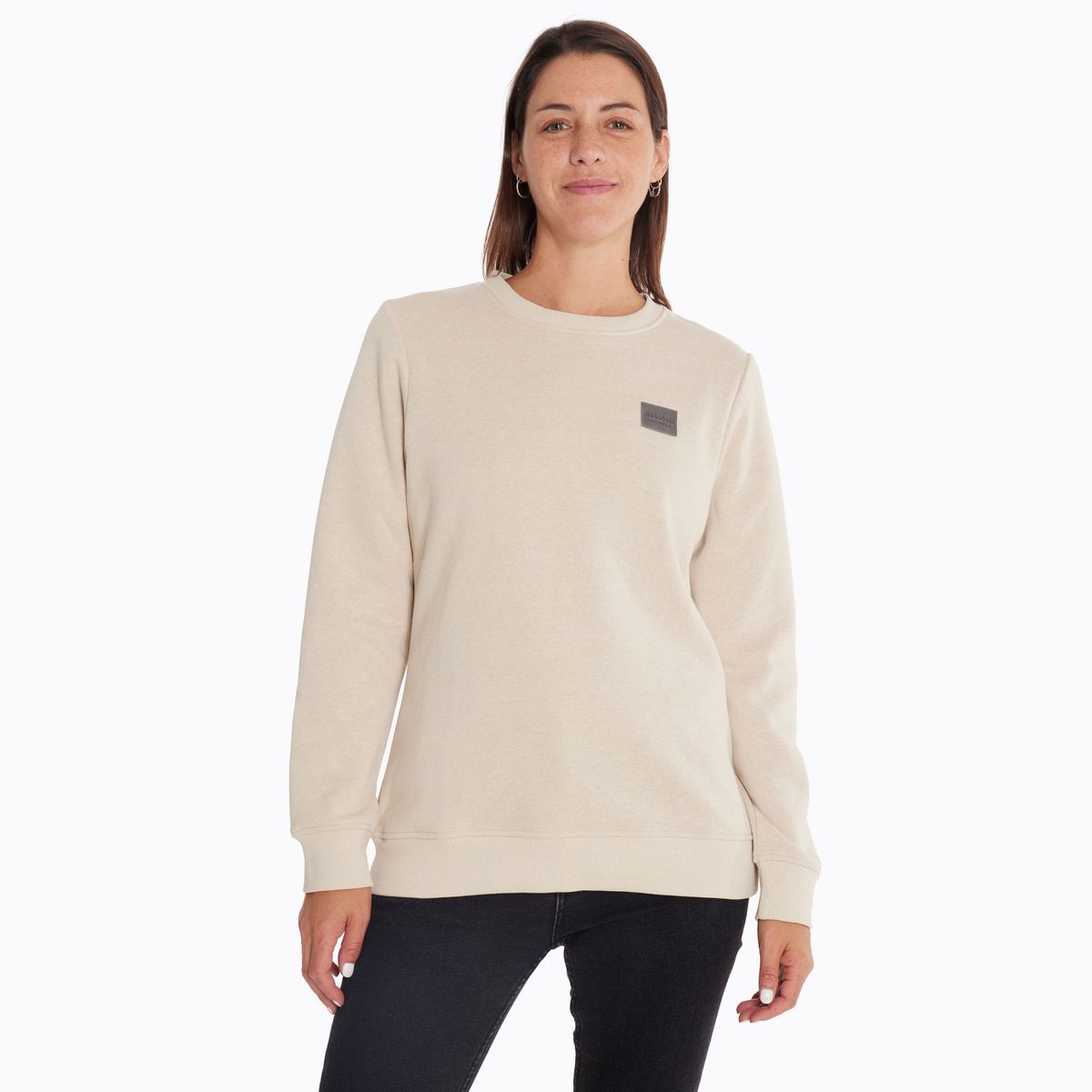 MERRELL - Polerón Mujer Crew Neck Beige MERRELL