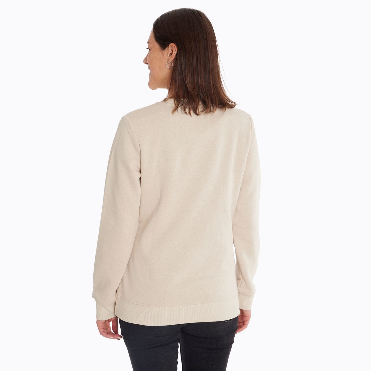 MERRELL - Polerón Mujer Crew Neck Beige MERRELL
