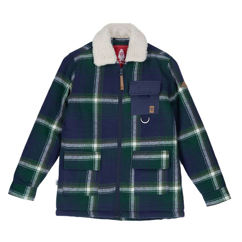 HUSH PUPPIES - Chaqueta Niño Nogal Verde Oscuro HUSH PUPPIES.