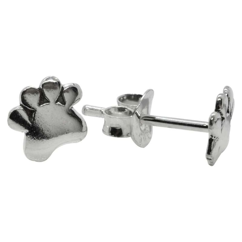 GENERICO - Aros de Plata 925 huella de Perro