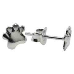 GENERICO - Aros de Plata 925 huella de Perro