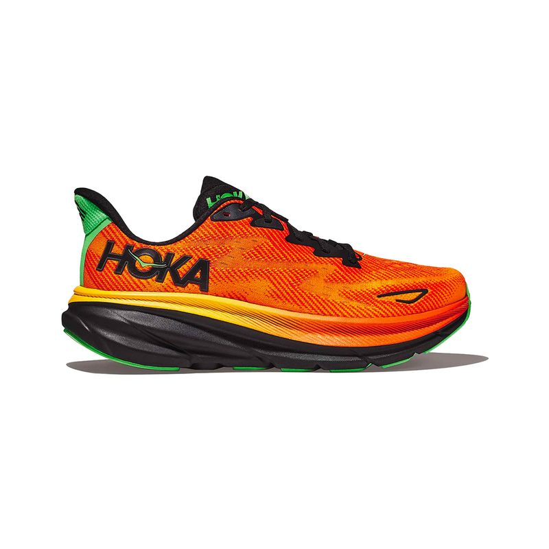 HOKA - Zapatilla Hoka Clifton 9 Hombre Naranjo
