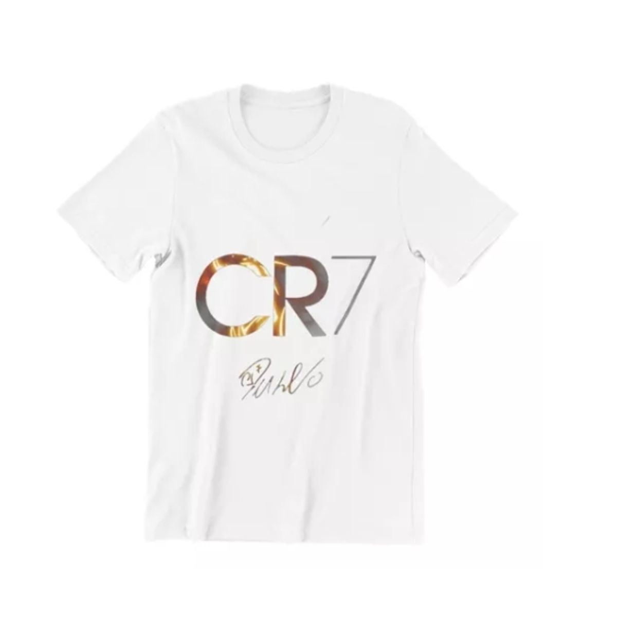 GENERICO - Polera Unisex Cr7 Cristiano Ronaldo Firma Estampado Algodon