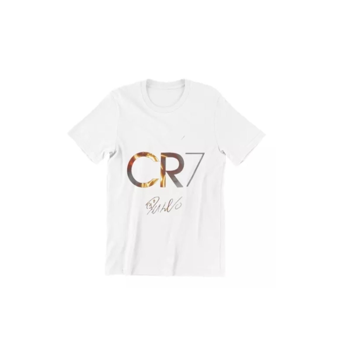 GENERICO - Polera Unisex Cr7 Cristiano Ronaldo Firma Estampado Algodon