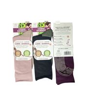 X6 Calcetines Bambú + Cobre Para Mujer - Diabetes - Sin Costuras