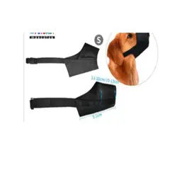 GENERICO - Bozal Para Perros Cuidado Talla S Negro