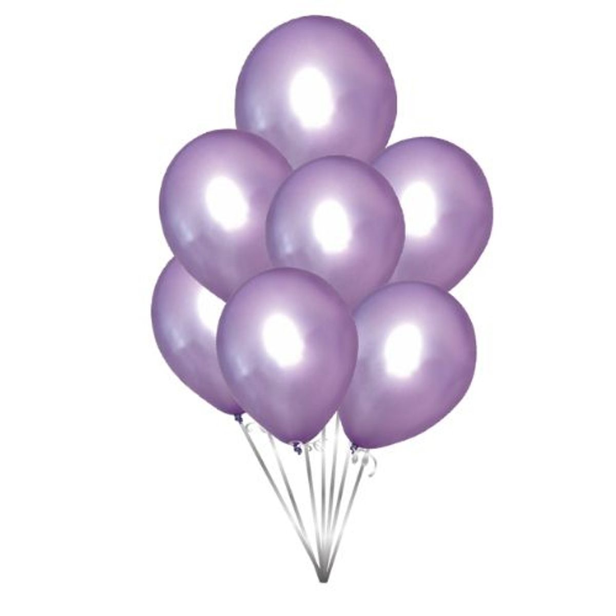 GENERICO - Globo Color Morado Latex 10 Unidades 23 Cm