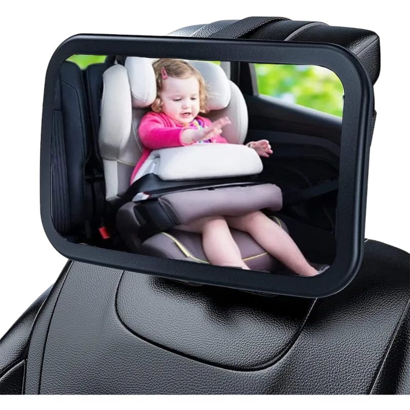 GENERICO - Espejo Retrovisor Ajustable Para Auto Seguridad De Bebe