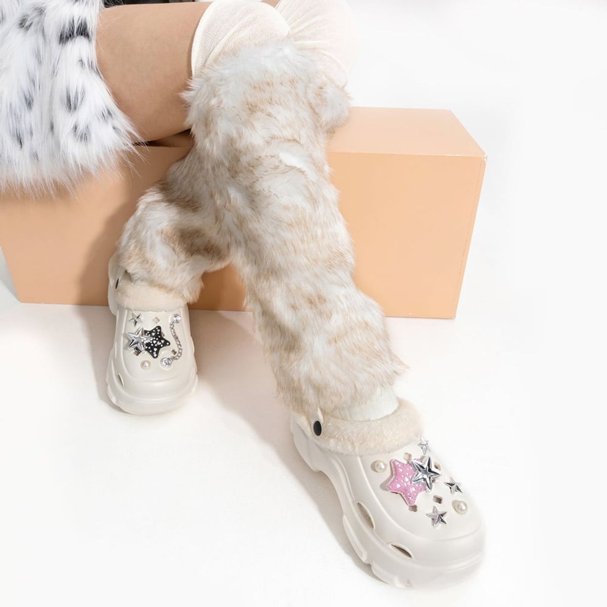 WEIDE - Zueco Blanco Casual Mujer Weide GH119