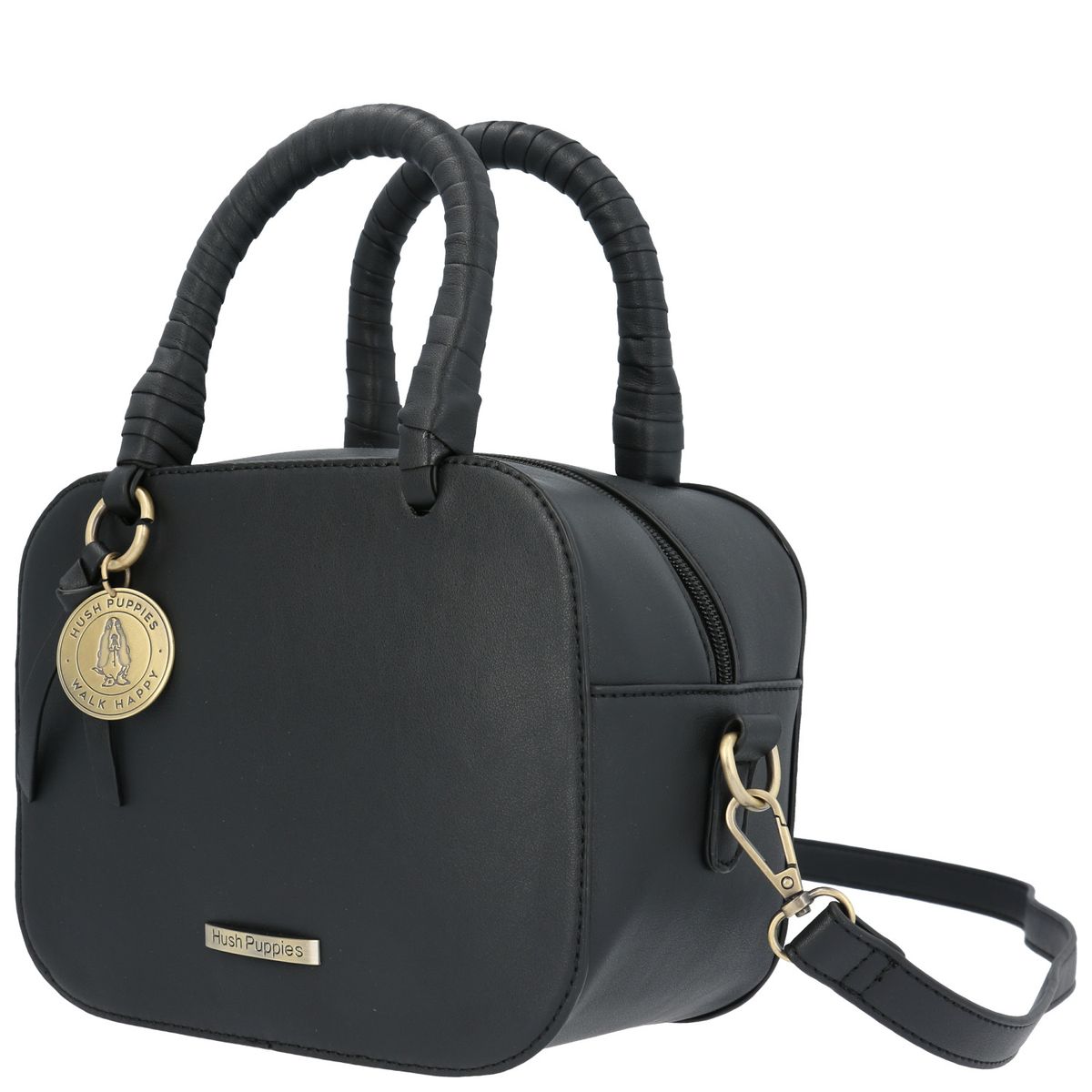 HUSH PUPPIES - Cartera Mujer Mabby Cross Negro HUSH PUPPIES