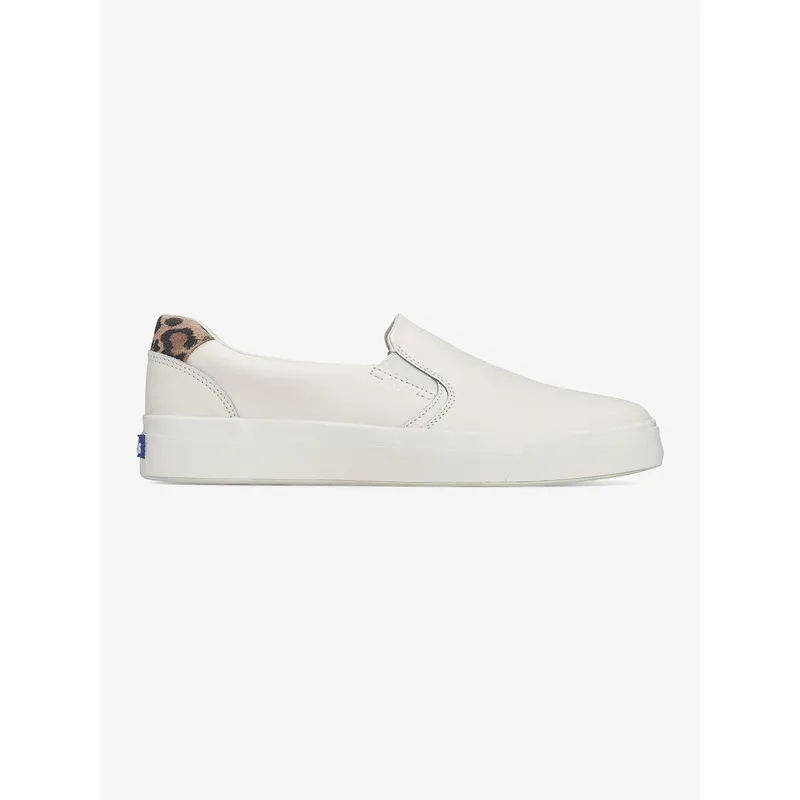 KEDS - Zapatilla Cuero Mujer Pursuit Slip Blanca KEDS