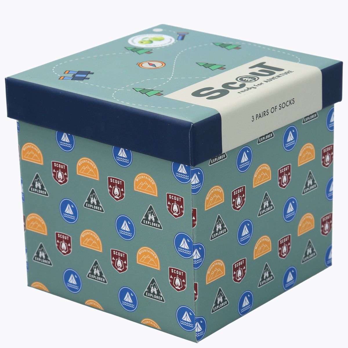 HUSH PUPPIES - Pack 3 Calcetines Algodón Niño Gift Sc Mult HUSH PUPPIES