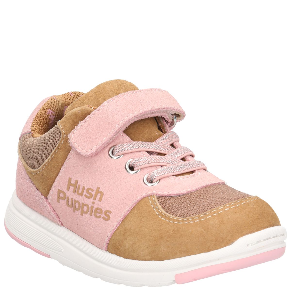 HUSH PUPPIES - Zapatilla Cuero Niña New Artis Café HUSH PUPPIES