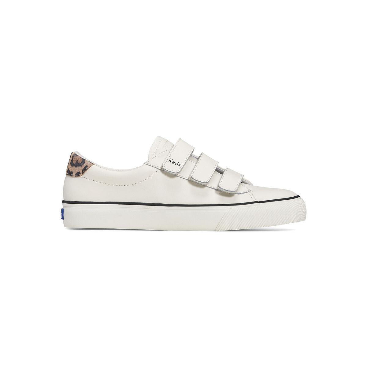 KEDS - Zapatilla Cuero animal print Mujer Jump Kck Blanca KEDS