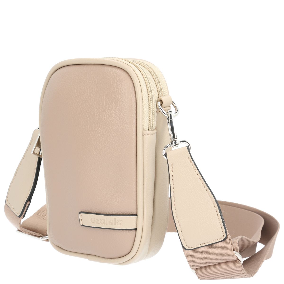AZALEIA - Cartera bandolera Lennox Crs Beige Oscuro Mujer AZALEIA
