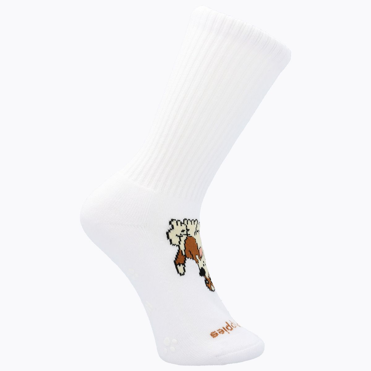 HUSH PUPPIES - Calcetín Algodón Niño Dog Rib Blanco HUSH PUPPIES