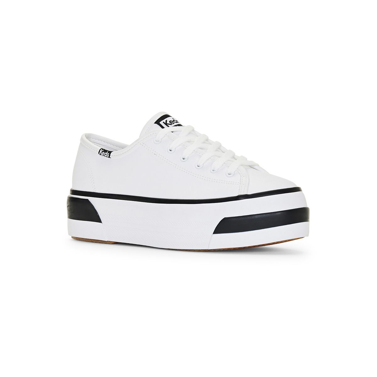 KEDS - Zapatilla Mujer Triple Up Bumper Foxing Blanca KEDS