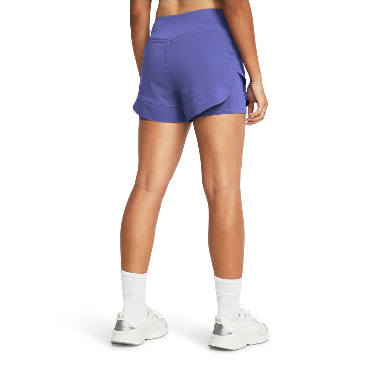 UNDER ARMOUR - Shorts UA Flex Woven 2 En 1 Mujer Morado UNDER ARMOUR