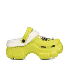 WEIDE - Zueco Verde Casual Mujer GH119