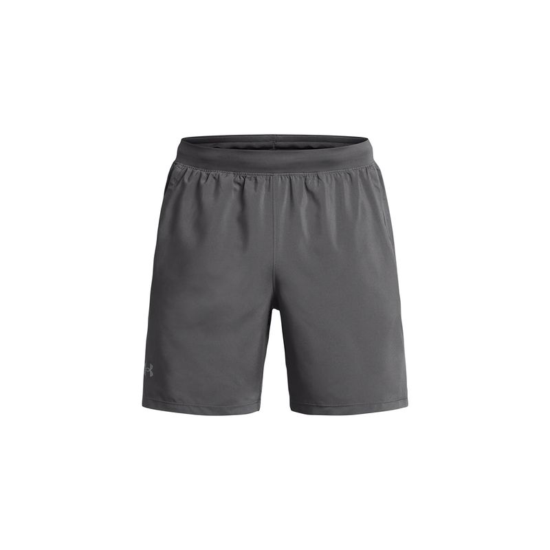 UNDER ARMOUR - Shorts UA Launch de 7" para hombre Gris UNDER ARMOUR