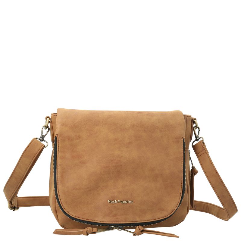HUSH PUPPIES - Cartera Mujer Draven Cross Café HUSH PUPPIES
