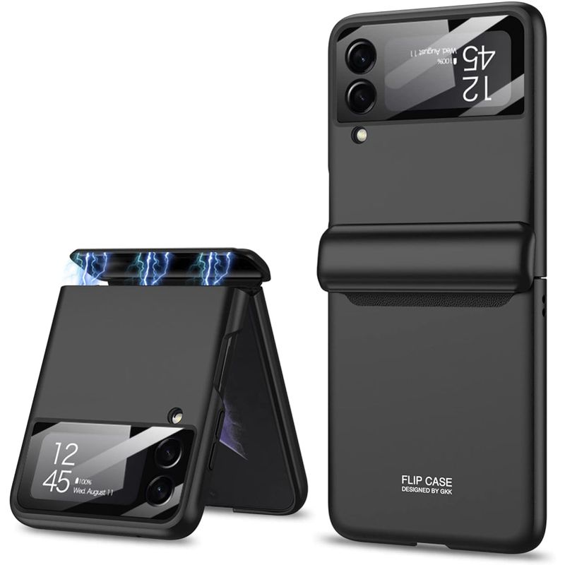 AORISSE - Carcasa Celular magnética Samsung Galaxy Z Flip 4 - Negro