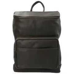 HUSH PUPPIES - Mochila Cuero Hombre Th Earl Back Café