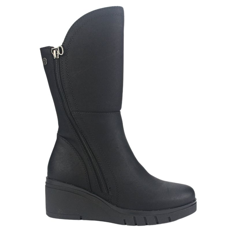 CHALADA - Botin Mujer Negro Casual Chalada Wedgenew-2