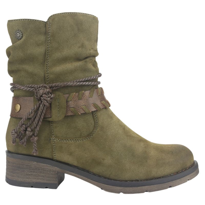 CHALADA - Botin Mujer Oliva Casual Chalada Torri-22