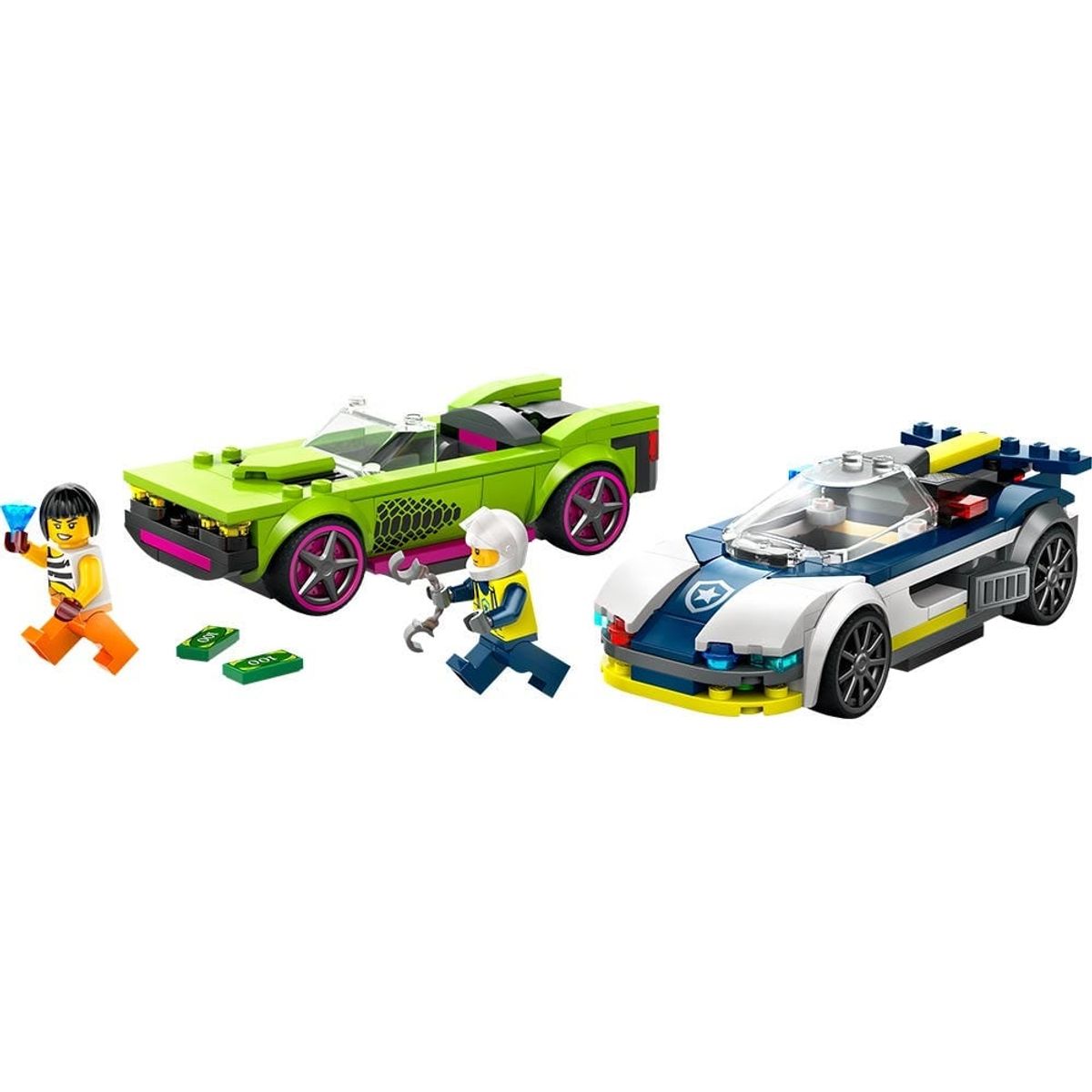 LEGO - Lego City Auto De Policía Y Potente Auto Deportivo