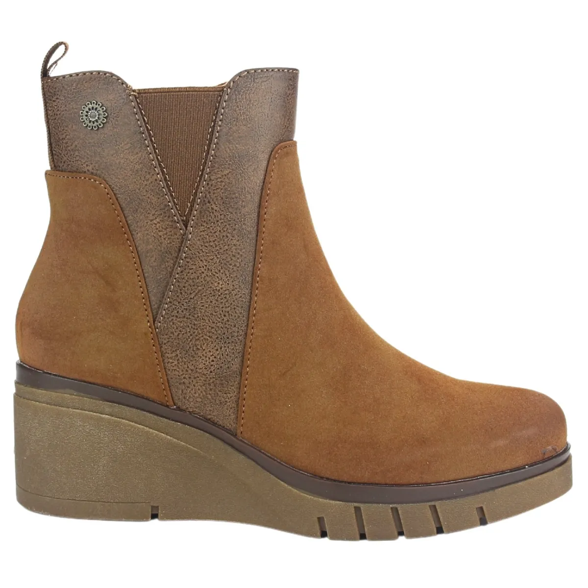 CHALADA - Botin Mujer Tostado Casual Chalada Wedgenew-1
