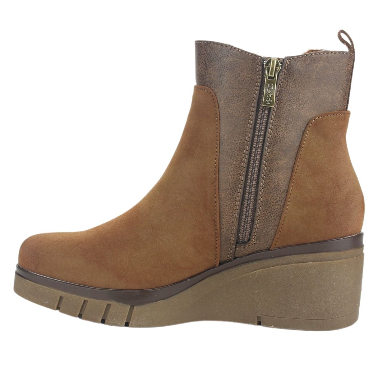 CHALADA - Botin Mujer Tostado Casual Chalada Wedgenew-1