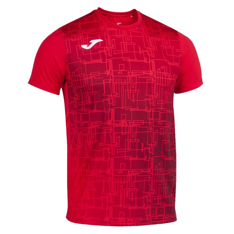 JOMA - Polera Deportiva Hombre Elite VIII Roja Joma.-