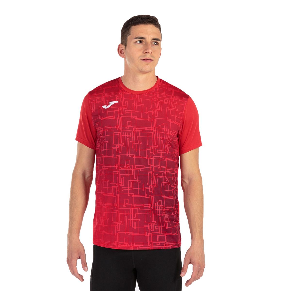 JOMA - Polera Deportiva Hombre Elite VIII Roja Joma