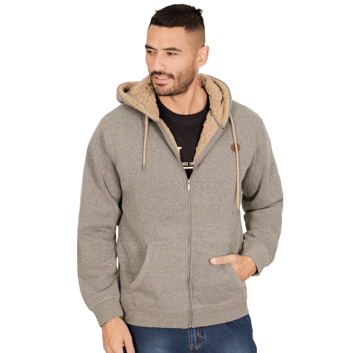 PEROE - Polerón Ronaldo III Gris Peroé