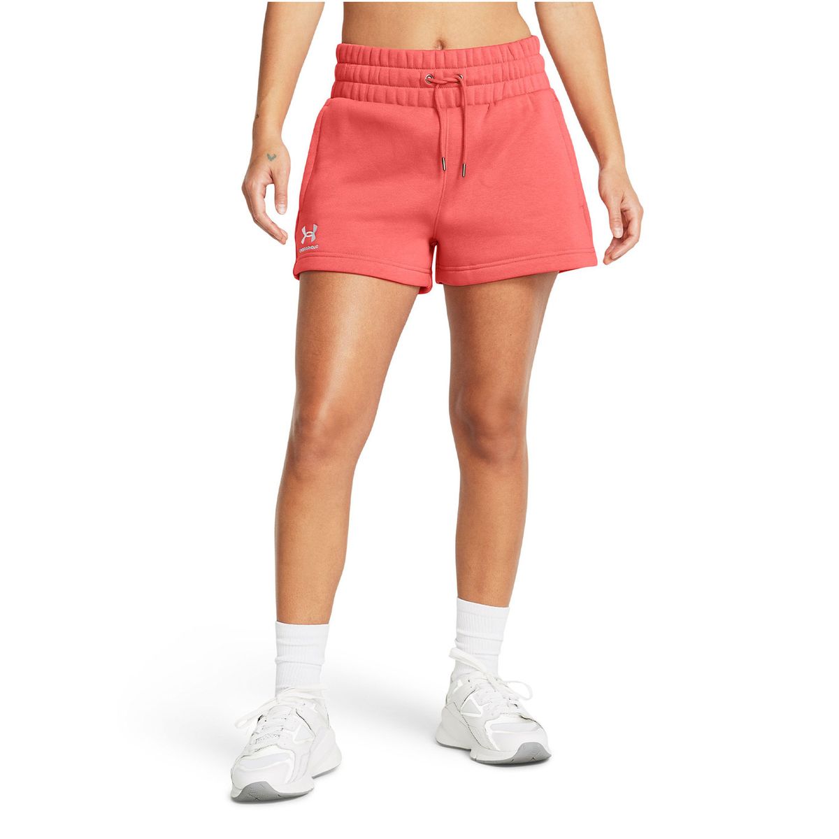UNDER ARMOUR - Shorts De Polar UA Icon para Mujer Rosado UNDER ARMOUR