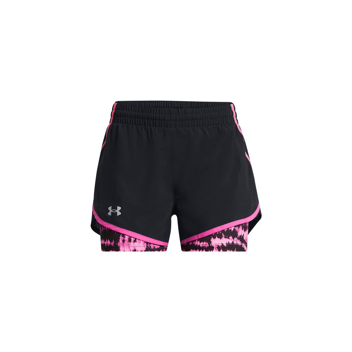 UNDER ARMOUR - Shorts UA Fly-By 2 En 1 para Niña Negro UNDER ARMOUR