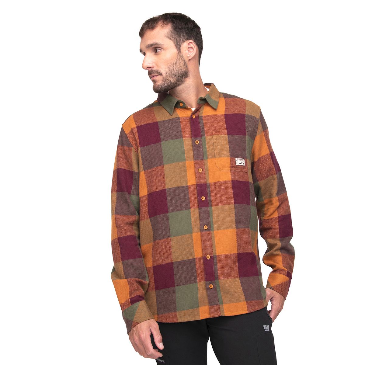 WEINBRENNER - Camisa Hombre Weinbrenner Maloja Mostaza