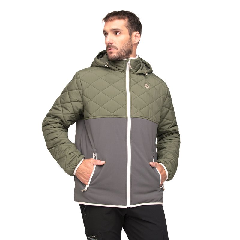 WEINBRENNER - Parka Hombre Weinbrenner Dresden Verde - Gris