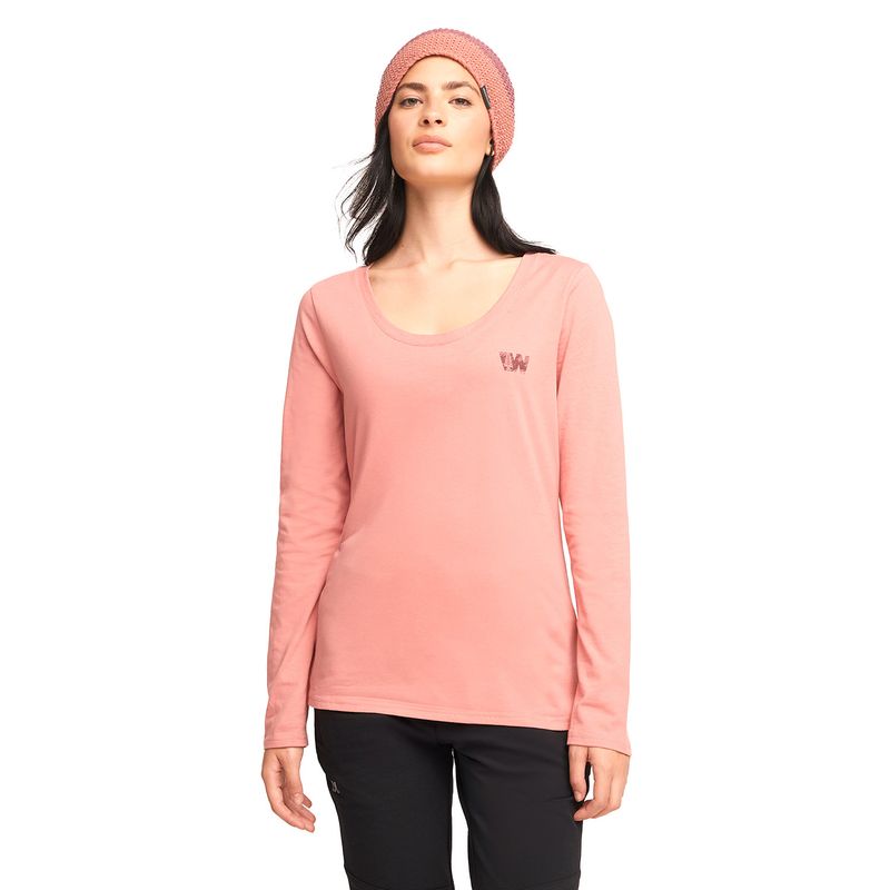WEINBRENNER - Polera Manga Larga Mujer Weinbrenner Mahe Marrón Claro