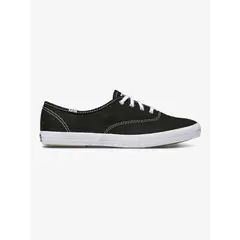 KEDS - Zapatilla Mujer Champion Canvas Negra