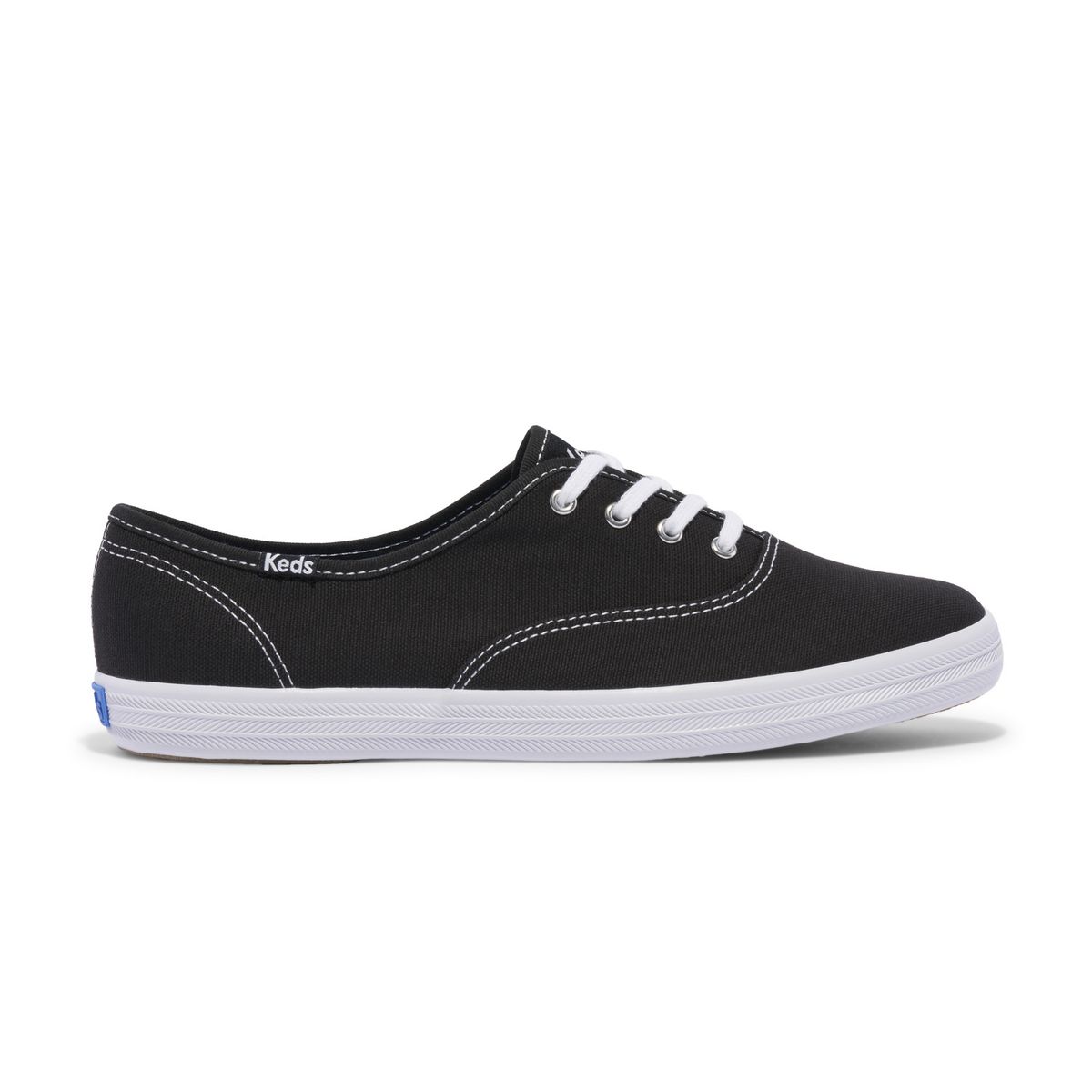 KEDS - Zapatilla Mujer Champion Canvas Negra KEDS