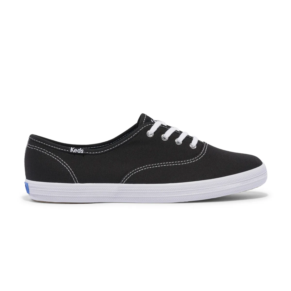 KEDS - Zapatilla Mujer Champion Canvas Negra KEDS