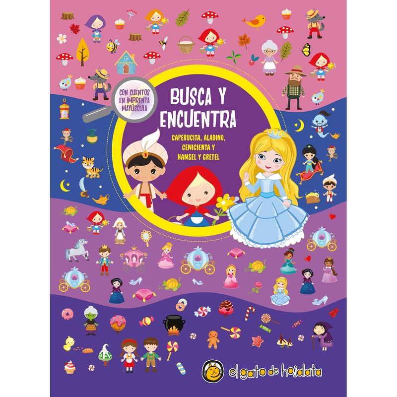 EDITORIAL GUADAL - Libro Busca Y Encuentra-Caperucita, Aladino,
